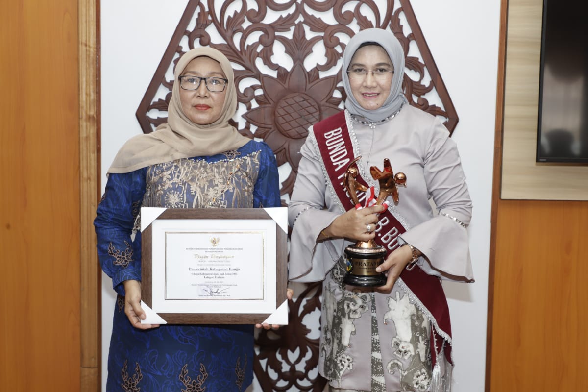 Pemkab Bungo Raih Penghargaan Kota Layak Anak Tahun 2023