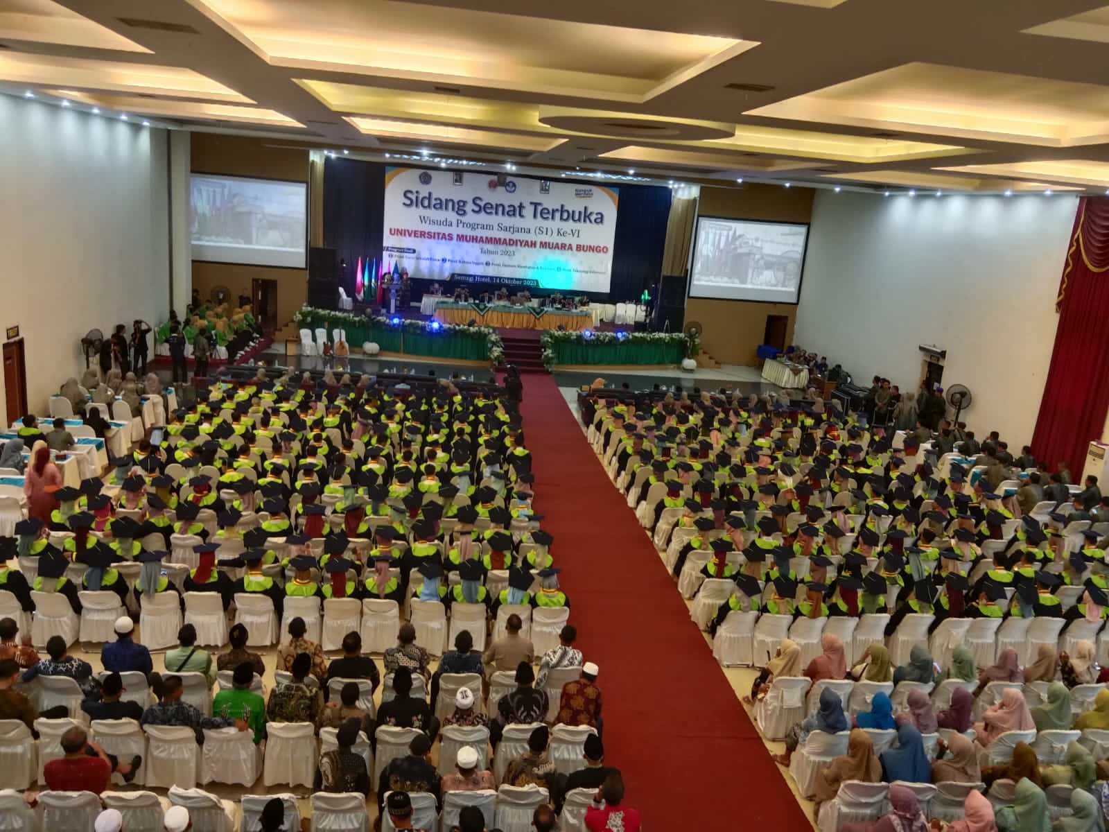 Gelar Wisuda Angkatan Ke VI Tahun 2023,Kampus UMMUBA Bungo Luluskan 313 Wisudawan/ti Terbaik