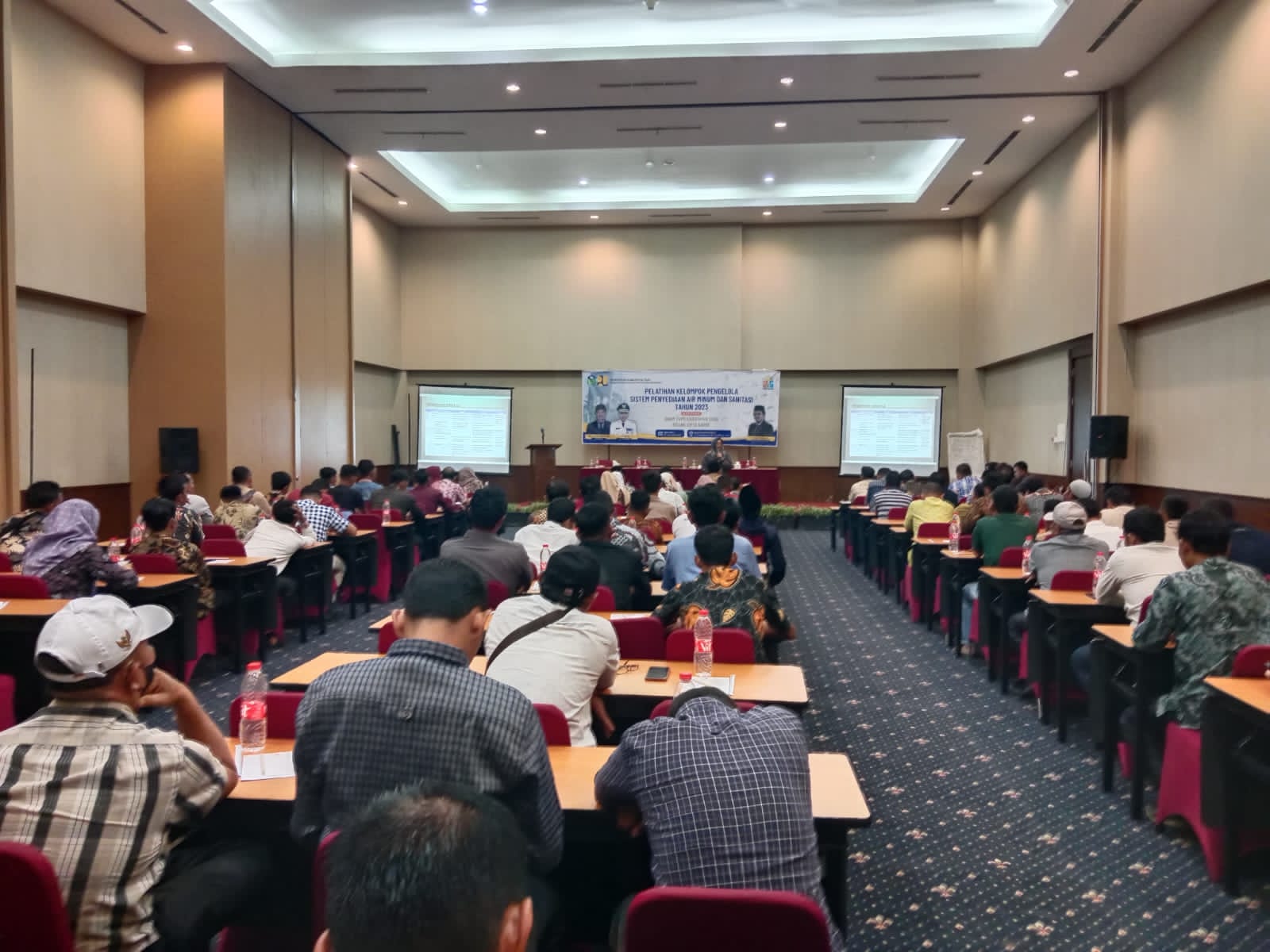 Dinas PUPR Tebo Sukses Gelar Pelatihan Kelompok Pengelola Sistem Penyediaan Air Minum dan Sanitasi Tahun 2023
