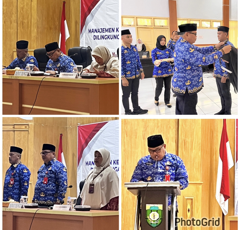 BKPSDM Bungo Gelar Bimtek Manajemen Kepegawaian Bagi Pejabat Pengawas di Lingkungan Pemerintah Kabupaten Bungo