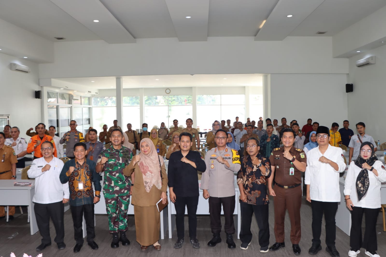 Hadiri Rakor Logistik Kesiapan Pemilu 2024,Kapolres Bungo Tegaskan Kesiapan Pengamanan