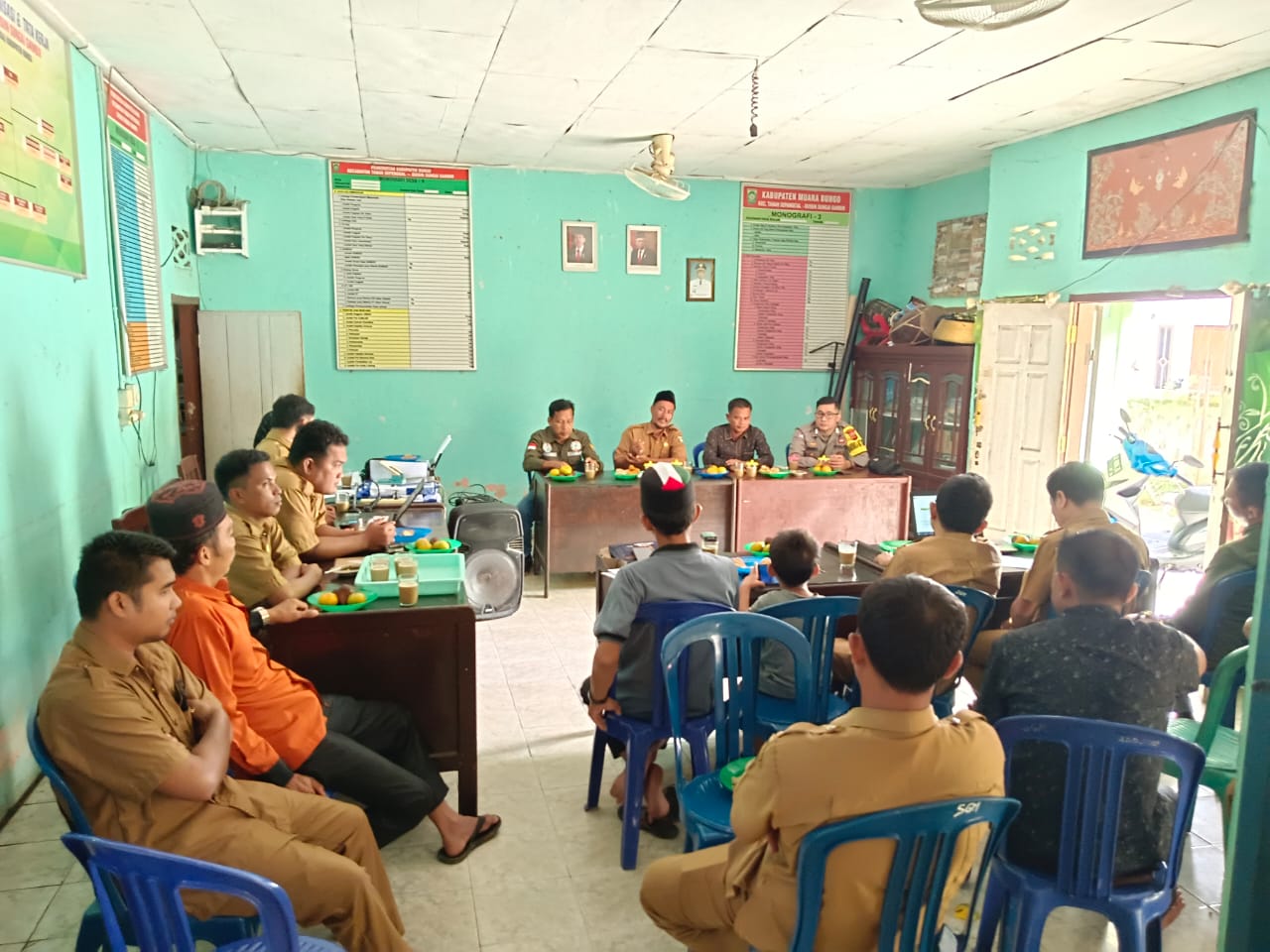 Pemdus Sungai Gambir Gelar Rapat Musyawarah Terkait Untuk Penetapan APBDus Tahun Anggaran 2024