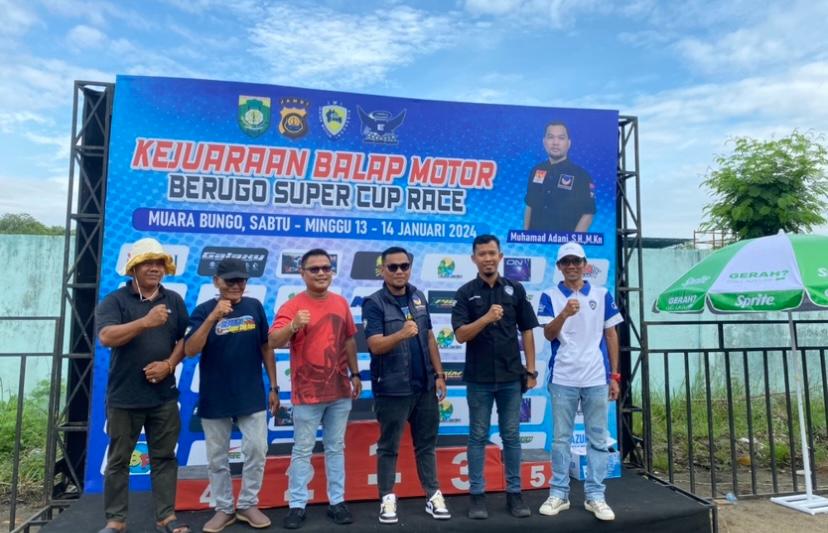 Rebut Piala Muhammad Adani,IMI Bungo Gelar Kejuaraan Balap Motor Berugo Super Cup Race Tahun 2024