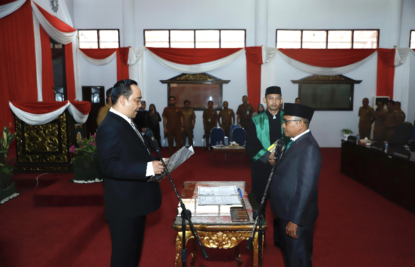 DPRD Bungo Rapat Paripurna Terkait Pengambilan Sumpah PAW Anggota DPRD Sisa Masa Jabatan 2019-2024