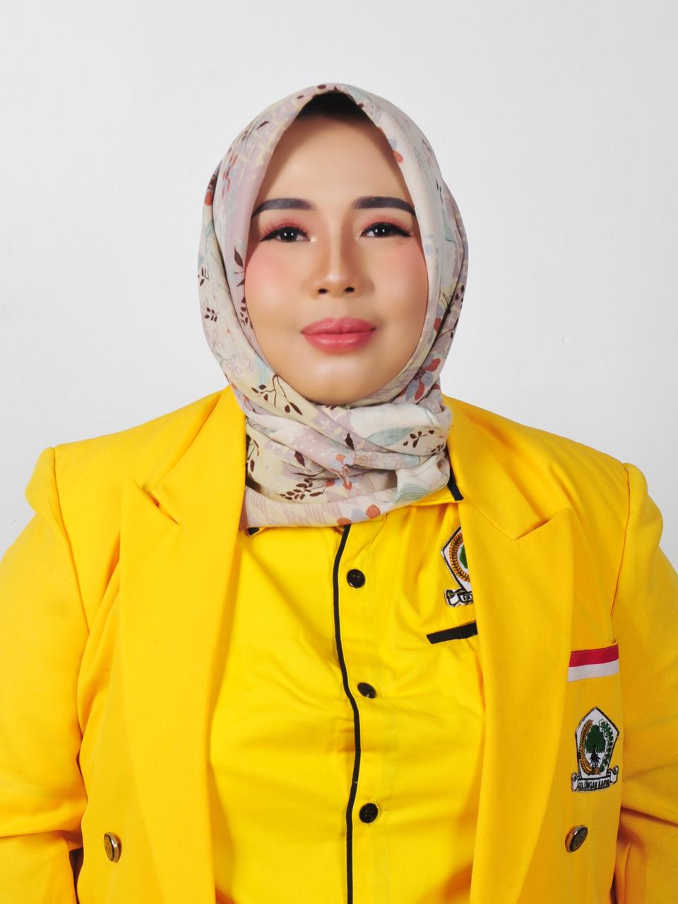 Jurnalis Perempuan Riana S.Pd Caleg Golkar Dapil 5 Raih Suara Terbanyak