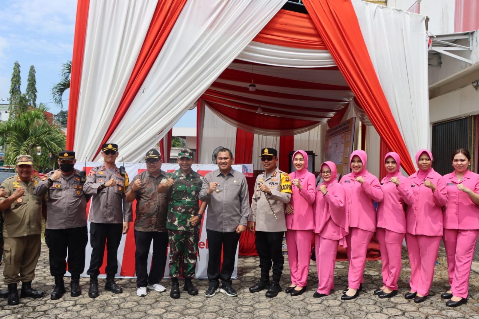 Kapolres Bungo Bersama Forkopimda Tinjau Pospam dan Posyan Ops Ketupat 2024