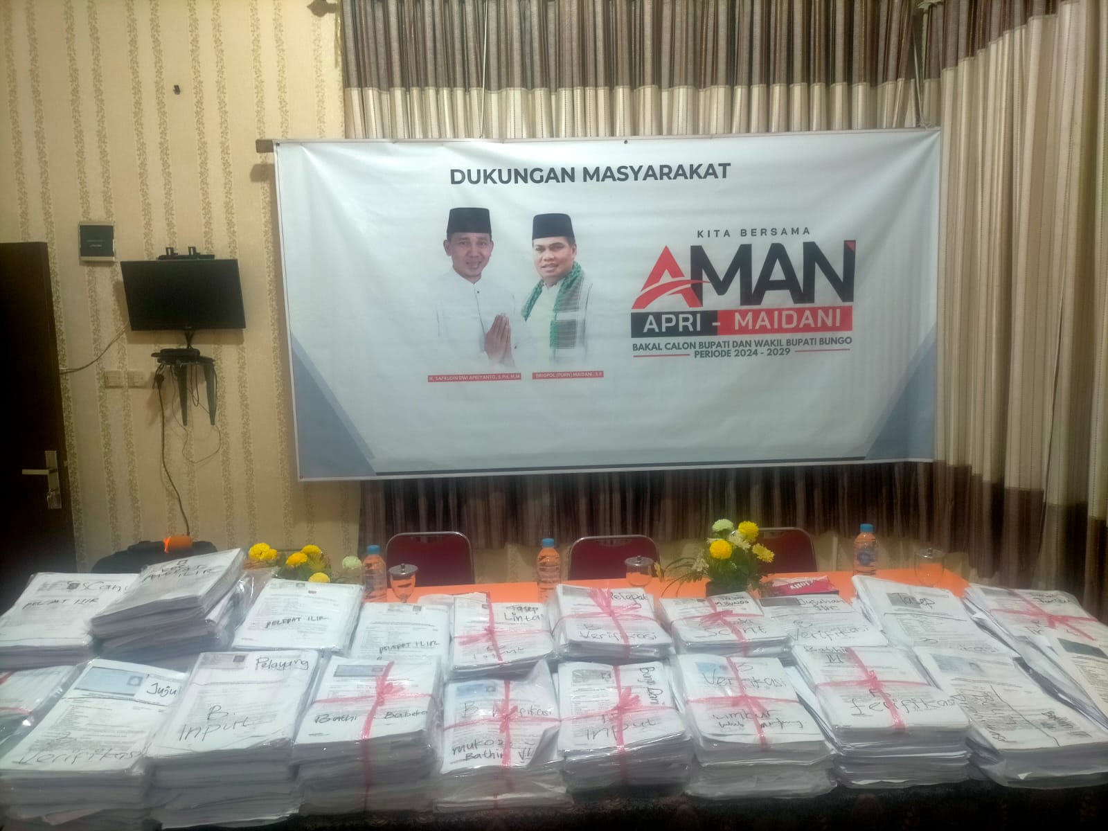 Terkendala Teknis Input,AMAN Urung Daftar Perseorangan di KPU Bungo