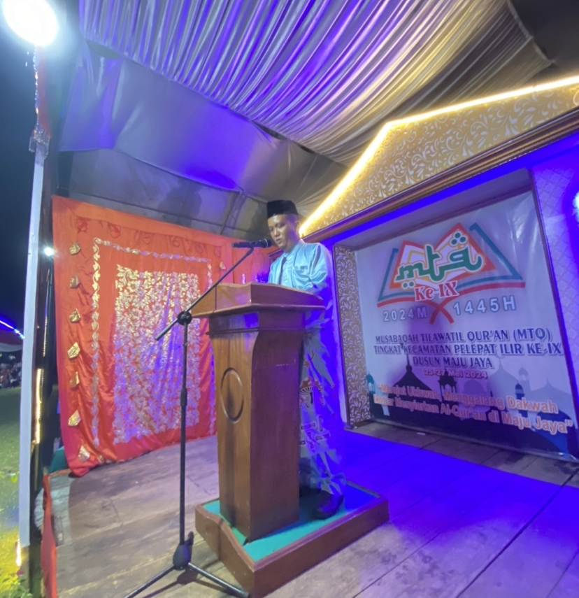 Berlangsung Meriah !! MTQ Tingkat Kecamatan Pelepat Ilir Ke IX Resmi Dibuka Camat Iqra :MTQ Kegiatan Pendalaman Cinta Kepada Al-Qur’an