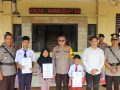 Peringatan HUT Bhayangkara Ke 78 Kapolres Bungo Serahkan Beasiswa Kepada Siswa Berprestasi