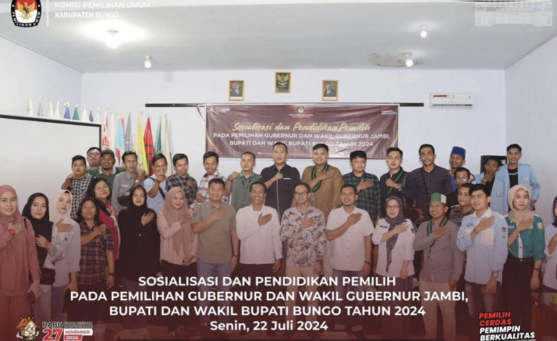 KPU Bungo Gelar Sosialisasi dan Pendidikan Pemilih Pada Pilkada Tahun 2024