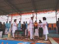 Upacara Bendera HUT RI Ke-79 Berlangsung Khidmat, Rio Dusun Empelu Bertindak Sebagai Inspektur Upacara