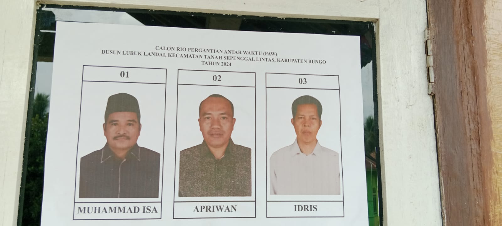 Pemilihan Rio PAW Dusun Lubuk Landai Berjalan Dengan Sukses dan Lancar, Idris Unggul Raih Suara Terbanyak
