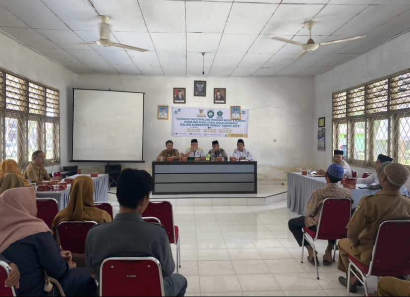 Tingkatkan Kesadaran Dalam Berzakat, Baznas Bungo Gelar Sosialisasi ZIS Kepada Para AGHNIA(orang kaya) di 17 Kecamatan Dalam Kabupaten Bungo