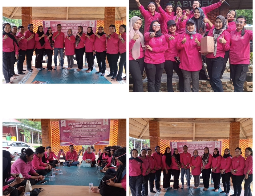 Tingkatkan Kapasitas Pengurus,IJP Bungo Gelar Upgreding Kepengurusan dan Family Gathering Sekaligus Memeriahkan HUT RI 79 di Taman Babusek Ayek Tanjung Menanti