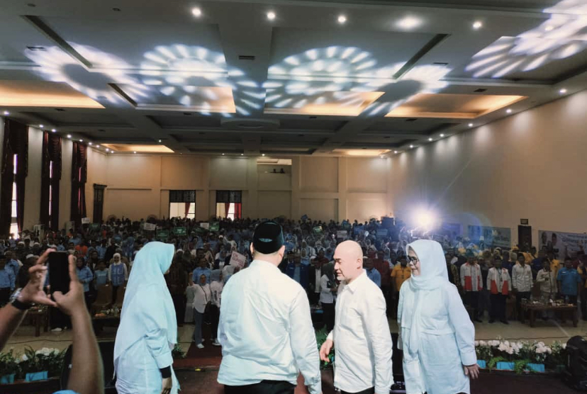 Ribuan Relawan dan Simpatisan Penuhi Deklarasi Akbar Dedy-Dayat , dan Siap Antar Pendaftaran Ke KPU Bungo