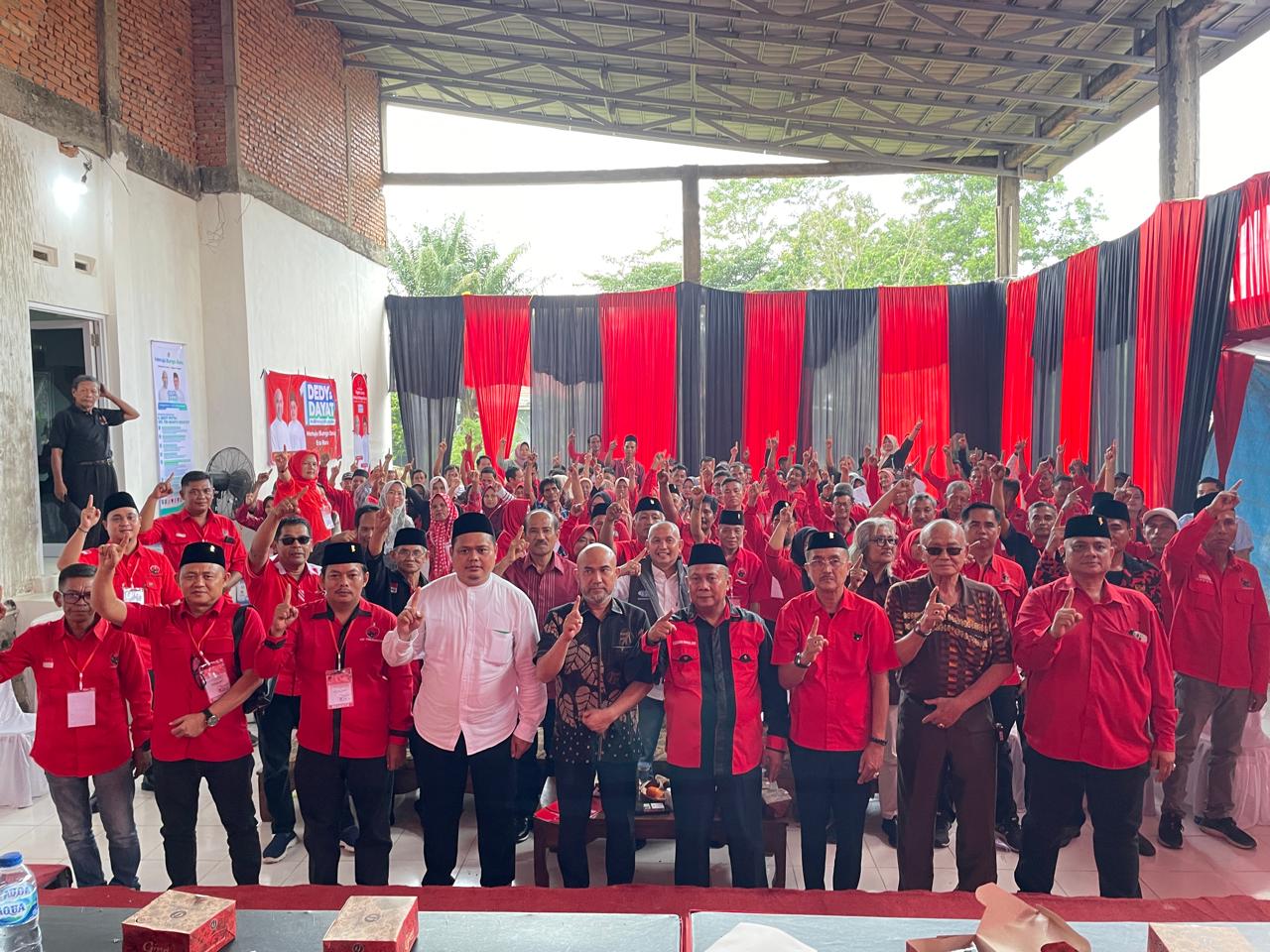 Konsolidasi PDI Perjuangan, Benteng Tegak Lurus Menangkan 01 Dedy-Dayat