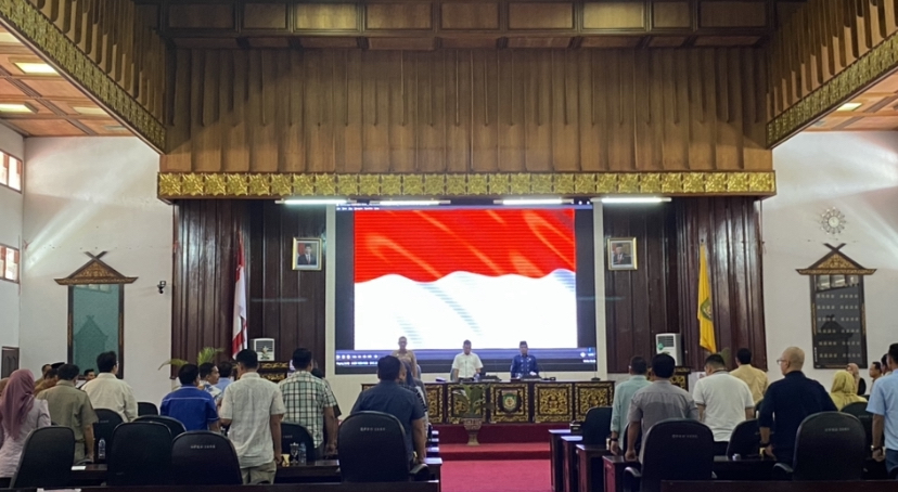 Sekretariat DPRD Bungo Gelar Coaching Clinic Terkait Pembahasan Proses Pencairan Perjalanan Dinas dan Hak Keuangan Serta Tata Kerja DPRD