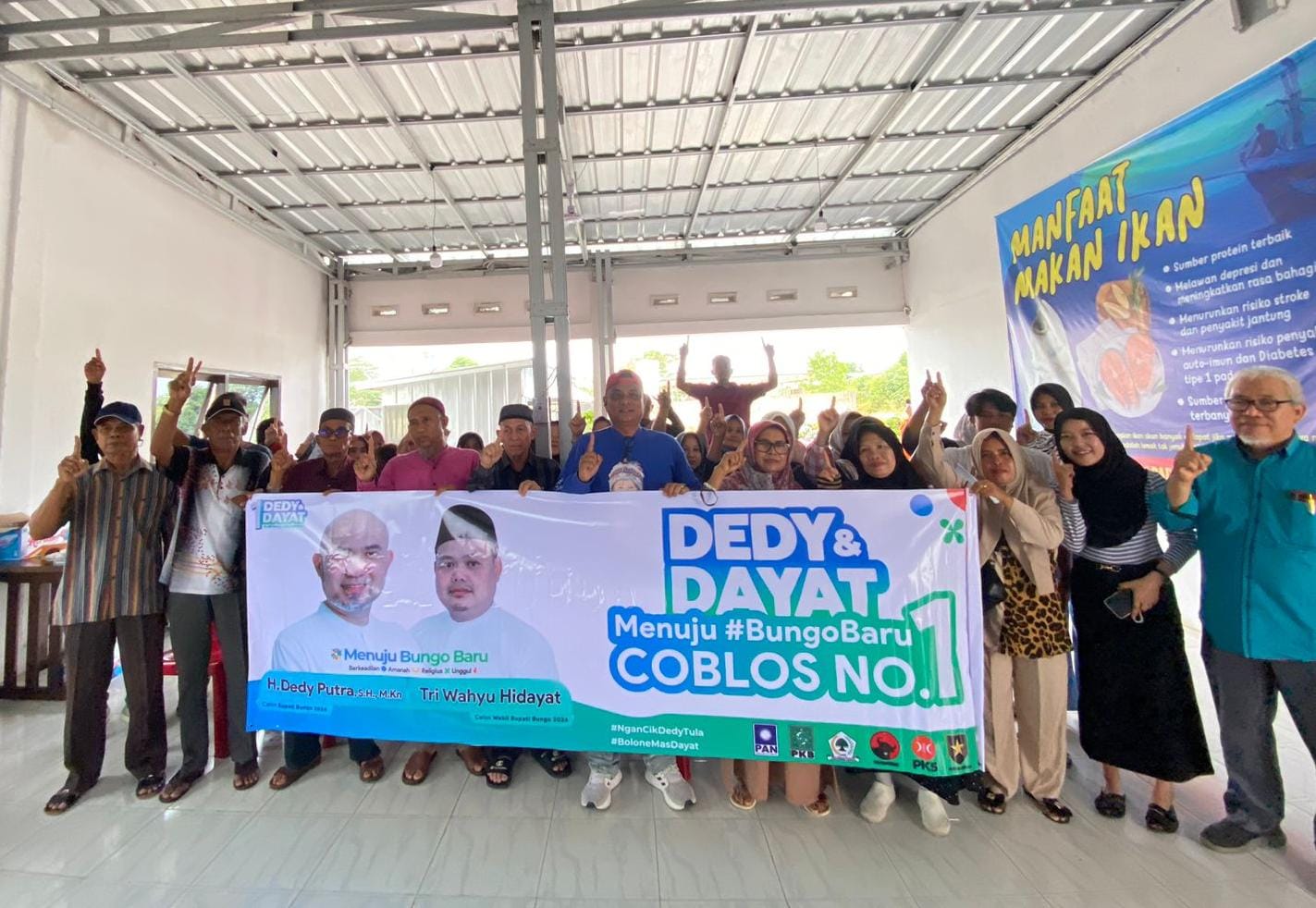Gusriyandi Rifa’i dan Para Relawan Siap Menangkan Dedy-Dayat