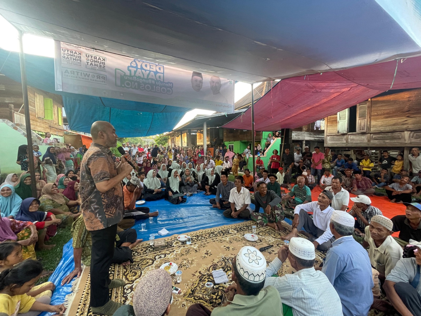 Teluk Pandak Membludak, Sepakat Dukung Dedy-Dayat