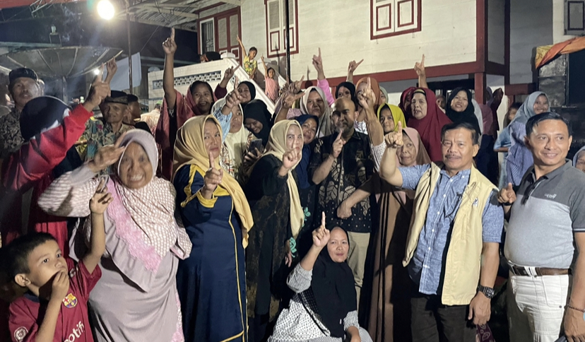Emak-emak di Dusun Lubuk Niur Makin Mantap Pilih Dedy-Dayat