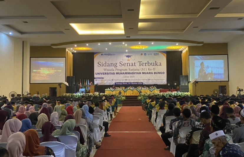 Gelar Sidang Senat Terbuka Wisuda Ke-II, Kampus Ummuba Bungo Luluskan 365 Wisudawan/ti Terbaik