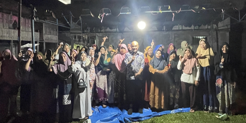 Masyarakat Dusun Rantau Embacang Makin Mantap Pilih No 1 Dedy-Dayat
