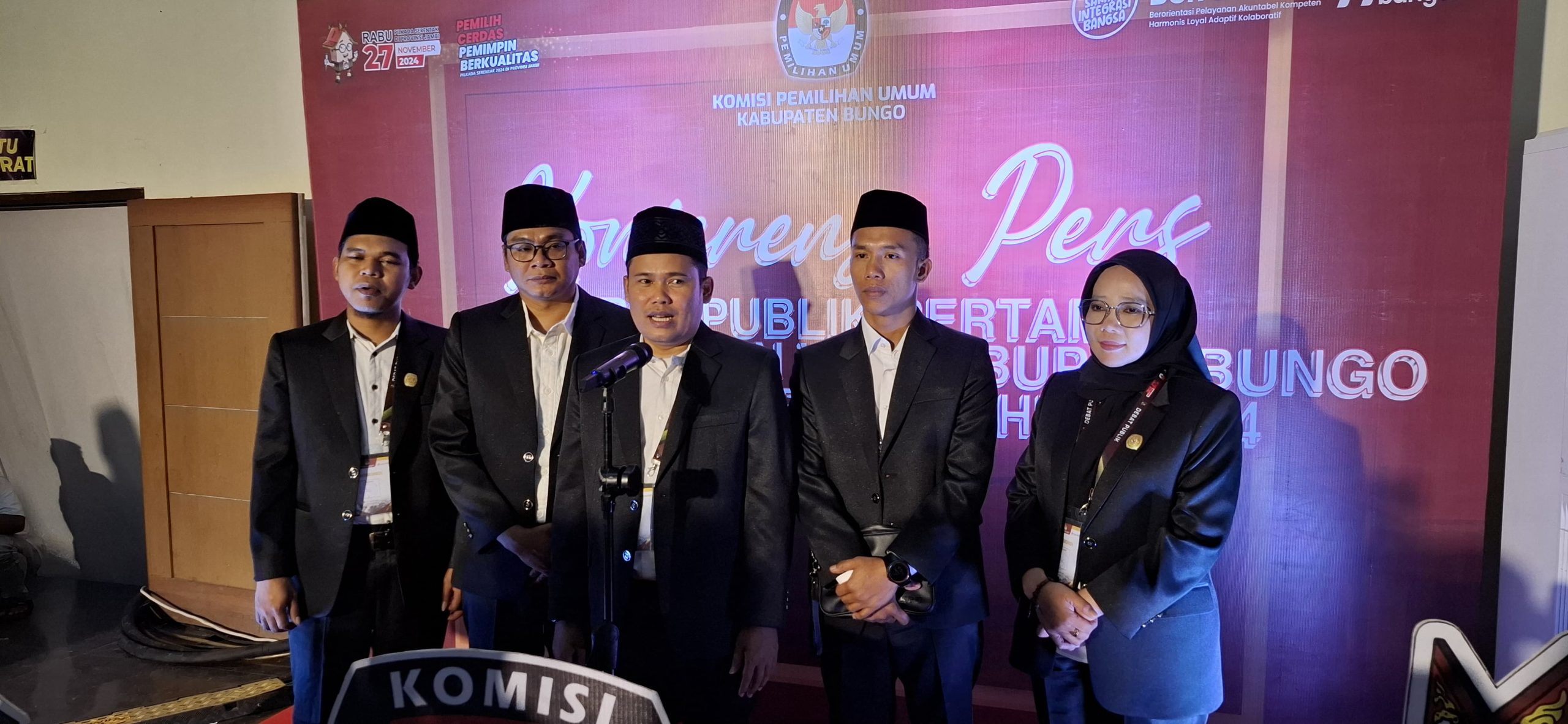KPU Bungo Gelar Debat Publik Pertama Cabup-Cawabup Pilkada Serentak 2024