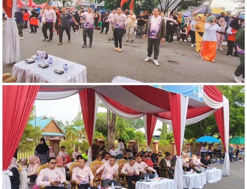 Peringati Haornas Ke-41, Disporapar Kabupaten Bungo Gelar Kegiatan di Arena Car Free Day Tampilkan Berbagai Olahraga Rekreasi Yang Berprestasi