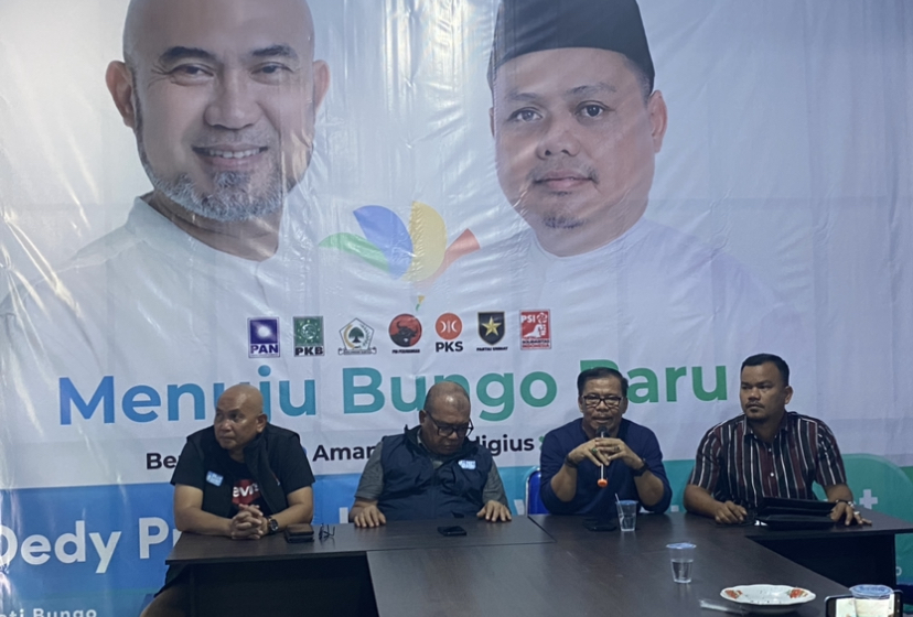 Jumpa Pers .. Tim 01 Dedy-Dayat Ingatkan ASN, Rio Serta Perangkat Desa Jangan Takut Diintimidasi