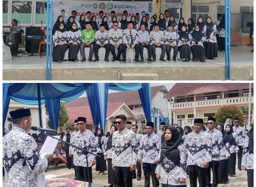 Kepsek SMA Negeri 1 Muara Bungo Hendri Yulianto, Resmi Dilantik Sebagai Ketua PGRI Kecamatan Rimbo Tengah