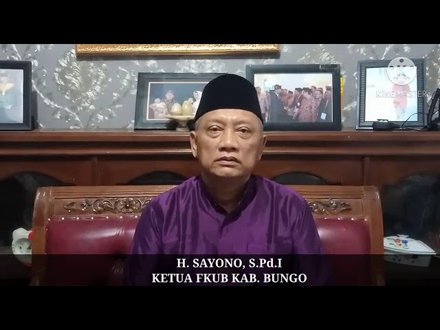 FKUB Bungo Menghimbau dan Ajak Masyarakat Elemen Keagamaan Untuk Menjaga Kedamaian Pasca Perhitungan Suara Pilkada Tahun 2024