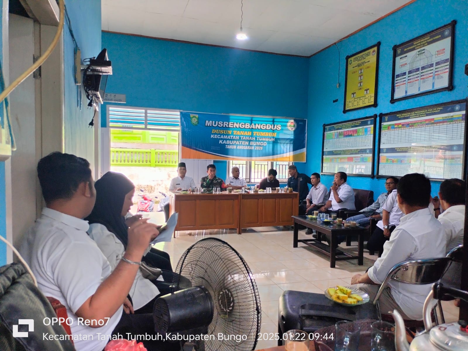 Gelar MusrenbangDus Tahun Anggaran 2026,Pembangunan Infrastruktur Jalan Lingkungan Jadi Fokus Usulan Pemdus Tanah Tumbuh Pada Musrenbang Tingkat Kecamatan