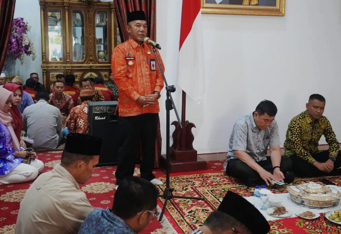 Kepada Forkopimda,Instansi Vertikal,Tomas,Todat,Ormas dan Pejabat Jangcik Mohza Pamit Tugas Sebagai Pj Bupati Merangin