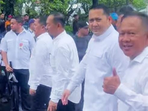 Jelang Pelantikan Serentak Syukur-Khafied Ikuti Gladi Bersih Bersama 481 Kepala Daerah Se-Indonesia