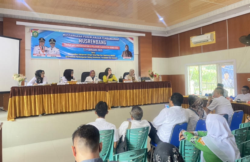 Hadiri Musrenbang Tingkat Kecamatan Bathin II Pelayang Anggota DPRD Bungo Fraksi Nasdem Mutia Sari Tampung Aspirasi Masyarakat Akan Perjuangkan Yang Menjadi Skala Prioritas Pembangunan