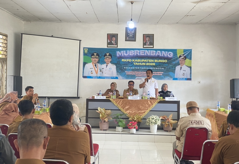 Dorong Pemda Untuk Prioritaskan Pembangunan Infrasruktur,Anggota DPRD Bungo Murtado Hadiri Musrenbang Tingkat Kecamatan Tanah Sepenggal