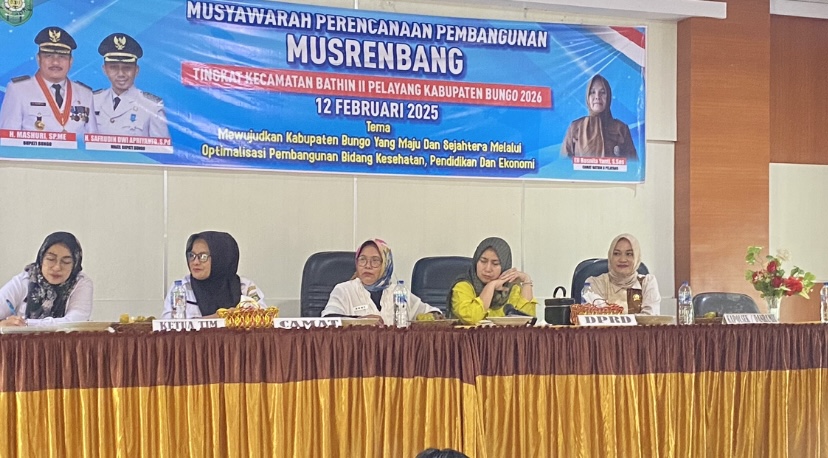 Tampung Aspirasi Masyarakat Lewat Musrenbang,Anggota DPRD Bungo Dari Fraksi Demokrat Siti Alimah Hadiri Musrenbang Tingkat Kecamatan Bathin II Pelayang