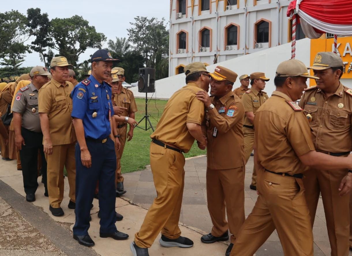 Jelang Habis Masa Jabatan,Pj Bupati Jangcik Mohza Berpamitan Ke Sejumlah Dinas di Merangin
