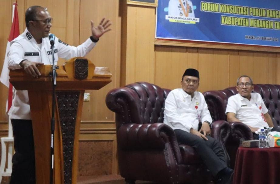 Pj Bupati Merangin Jangcik Mohza Buka Forum Konsultasi Publik Penyusunan Awal RKPD