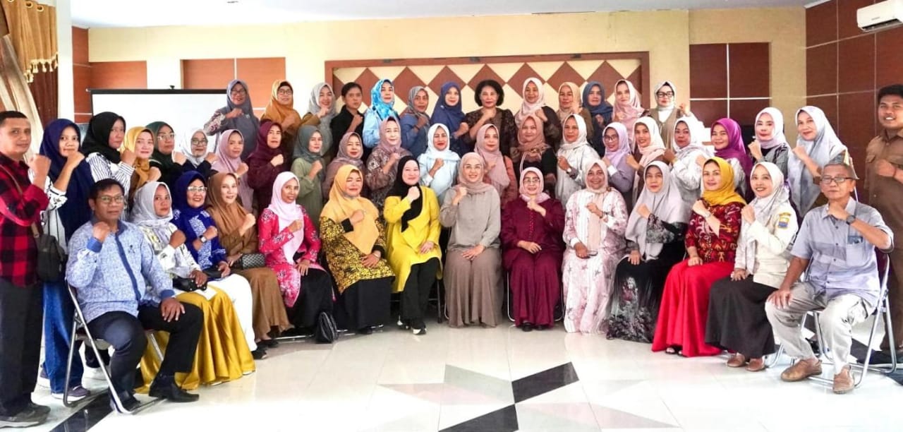 Ketua TP PKK Merangin Hj Lavita Syukur Pimpin Rapat Pembekalan Anggota