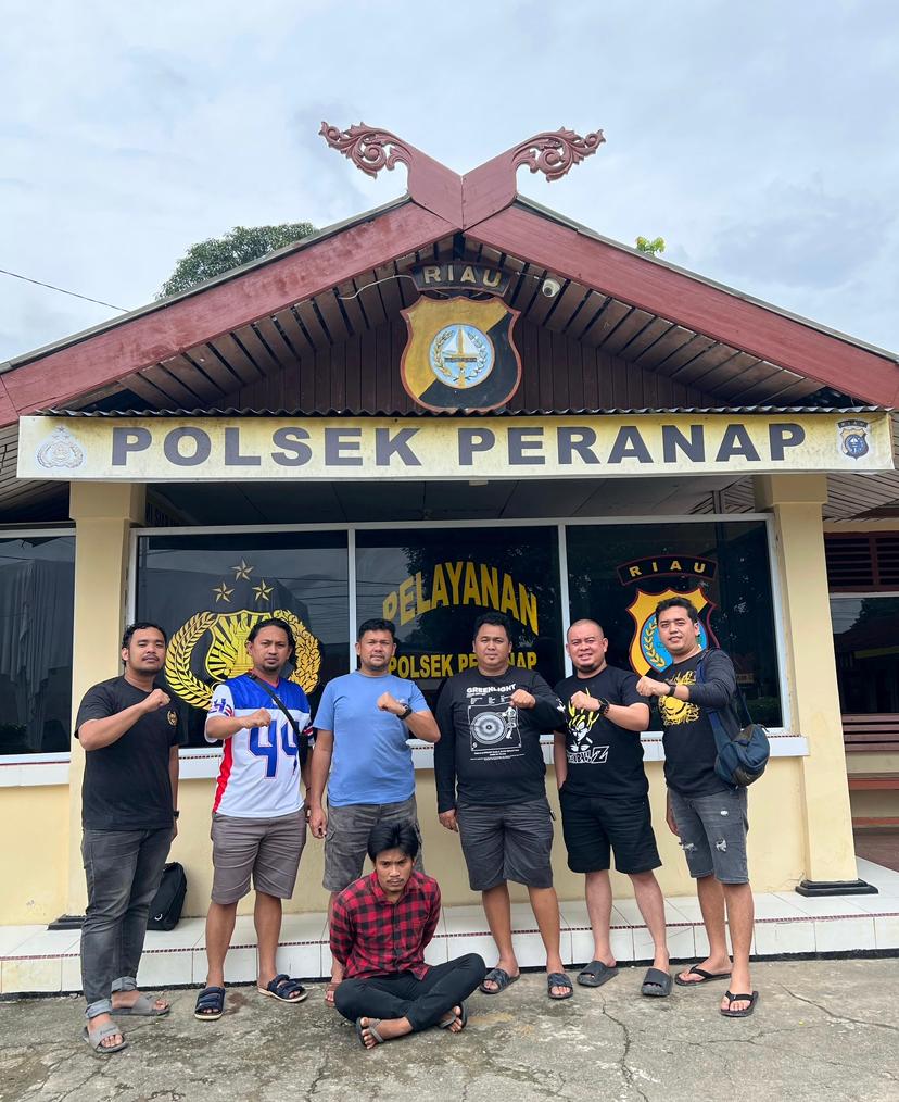 Polres Bungo Bekerjasama Dengan Polsek Peranap, Berhasil Amankan Terduga Pelaku Pengelapan Susu Kemasan Milik PT
