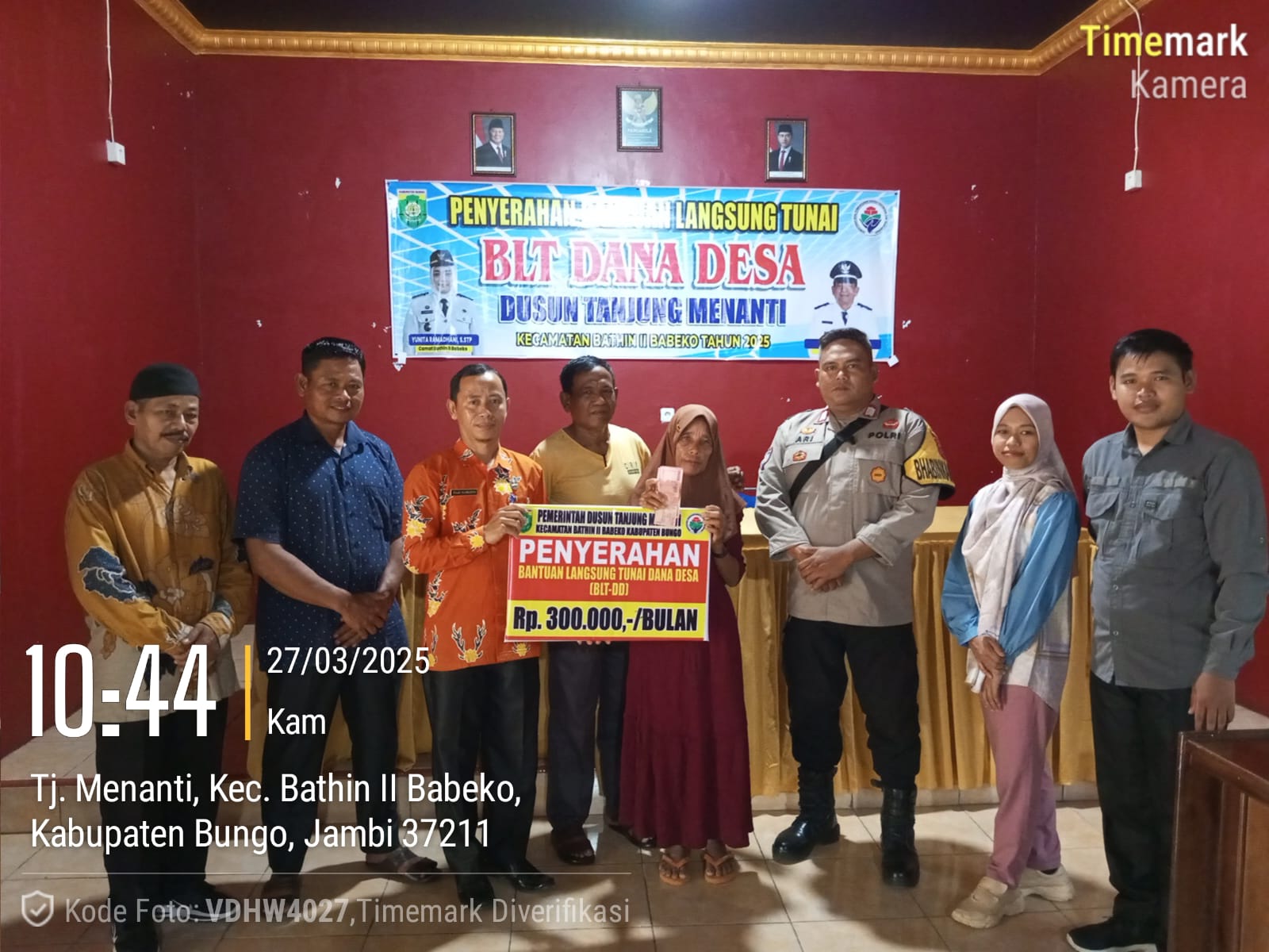 Moment Menyambut Hari Raya Idul Fitri 1446 H, Pemdus Tanjung Menanti Salurkan BLT-DD Tahap Pertama Tahun 2025