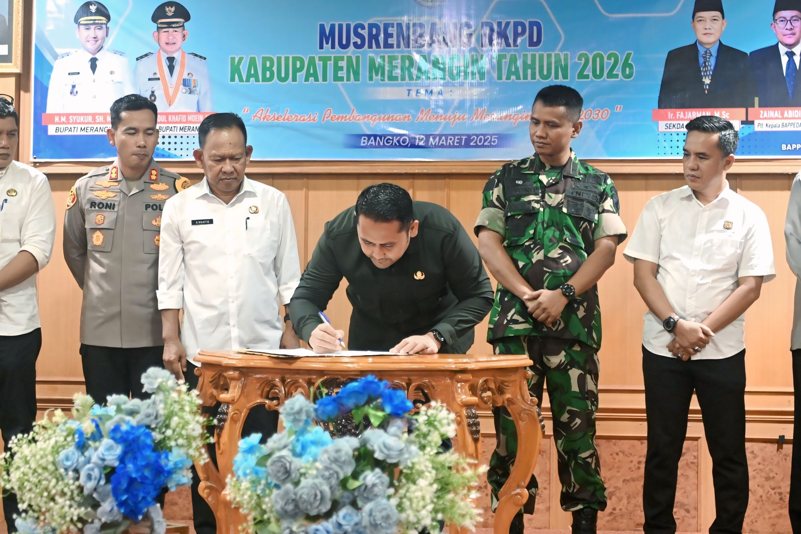 Bupati Merangin H Muhammad Syukur Buka Musrenbang RKPD Merangin 2026