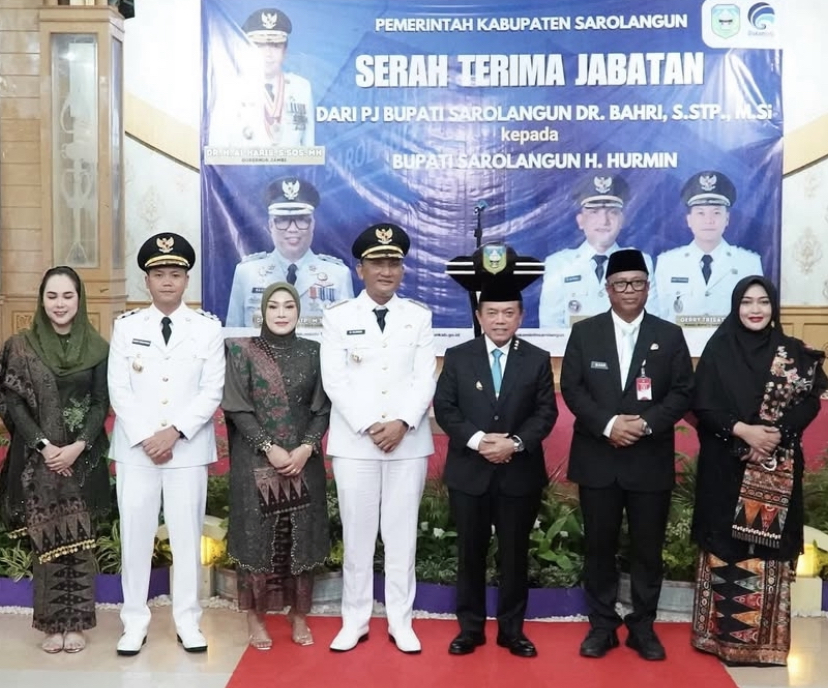 Gubernur Jambi Al Haris Hadiri Sertijab Bupati dan Wakil Bupati Kabupaten Sarolangun