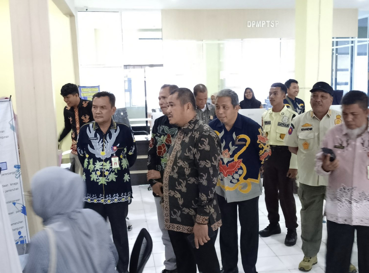 Bupati Bungo H.Mashuri SP ME Tinjau Mal Pelayanan Publik Kabupaten Bungo