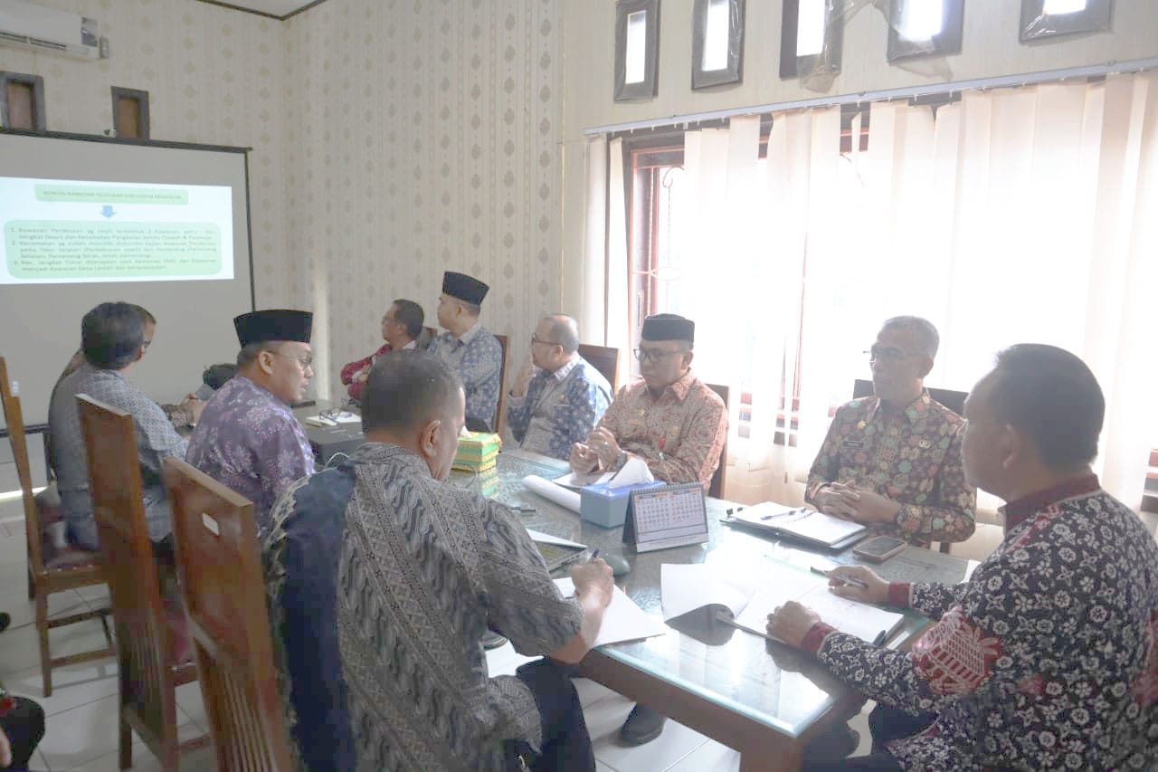 Terkait Ketahanan Pangan, Bupati H M Syukur Berikan Intruksi Ke Wabup Merangin Untuk Kumpulkan OPD