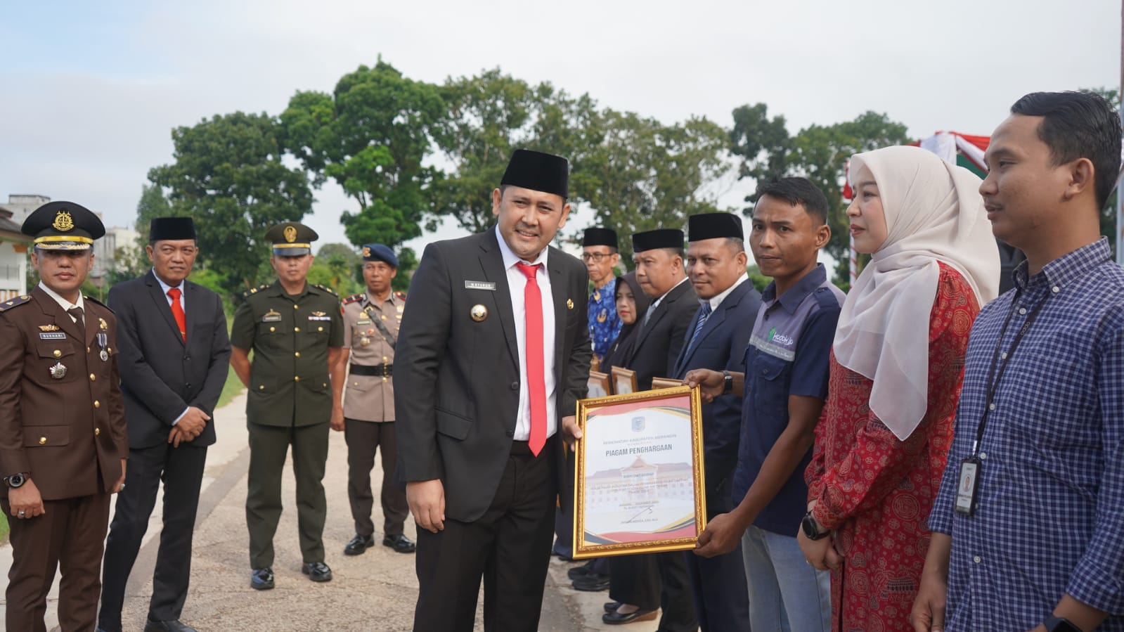 Bupati Merangin H M Syukur Gelar Upacara Hari Otonomi Daerah
