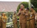 Pasca Cuti Bersama Rayakan Lebaran 1446 H Bupati Merangin Perdana Pimpin Apel di RSUD Kol Abundjani Bangko