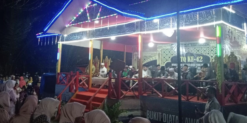 Bupati Merangin H Muhammad Syukur Resmi Buka MTQ Ke-42 Tingkat Desa Muaro Panco