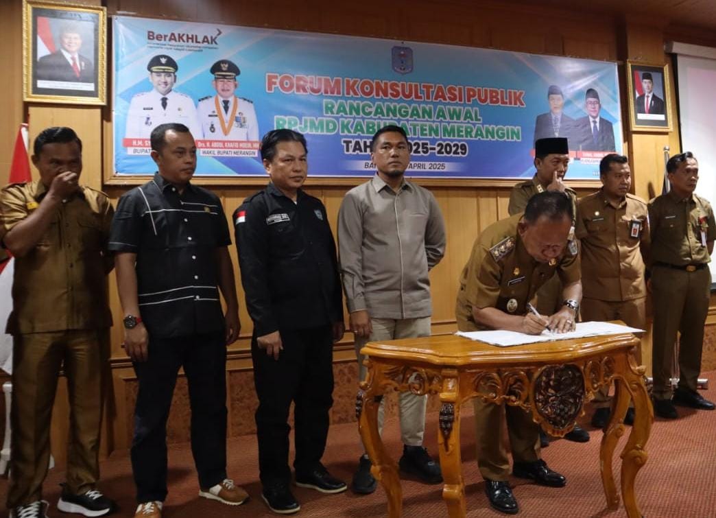 Wabup Merangin H A Khafid Buka Forum Konsultasi Publik